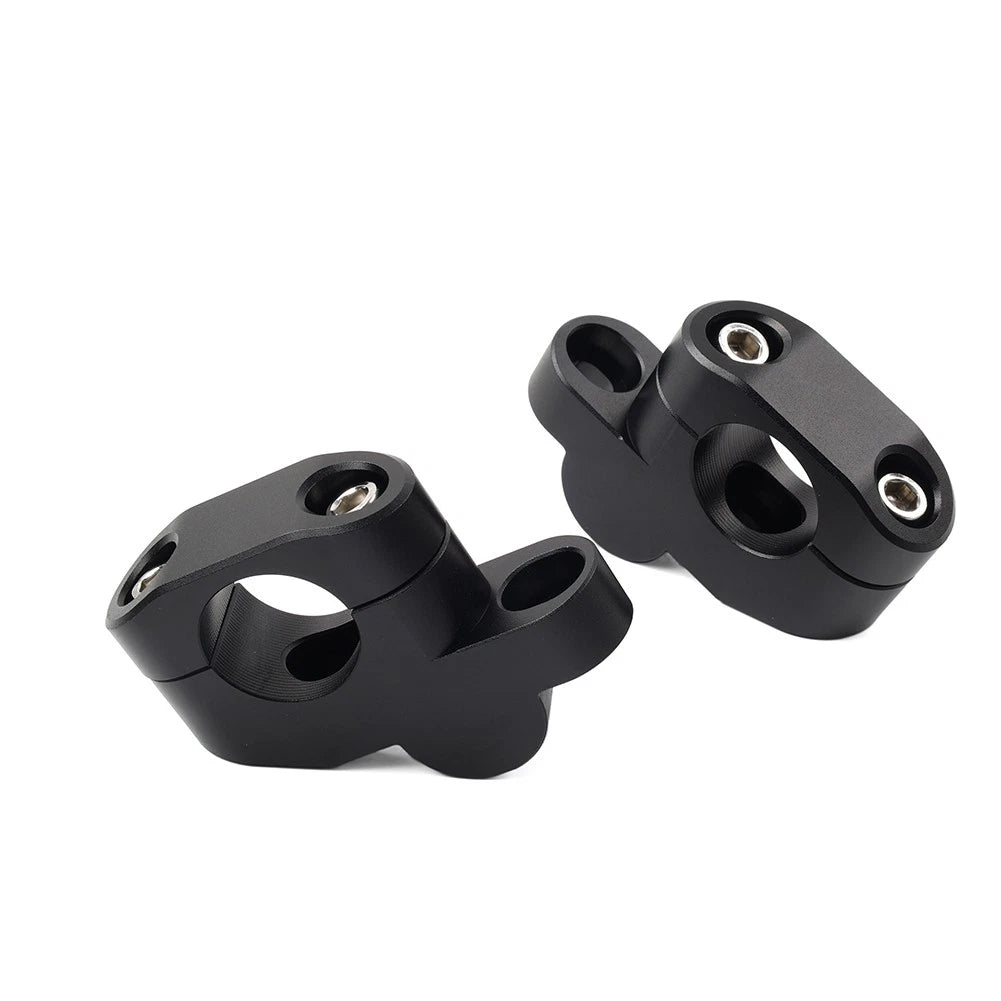 28mm 1 1/8 Offset Handlebar Clamp Mount Riser For Honda For Suzuki For Kawasaki