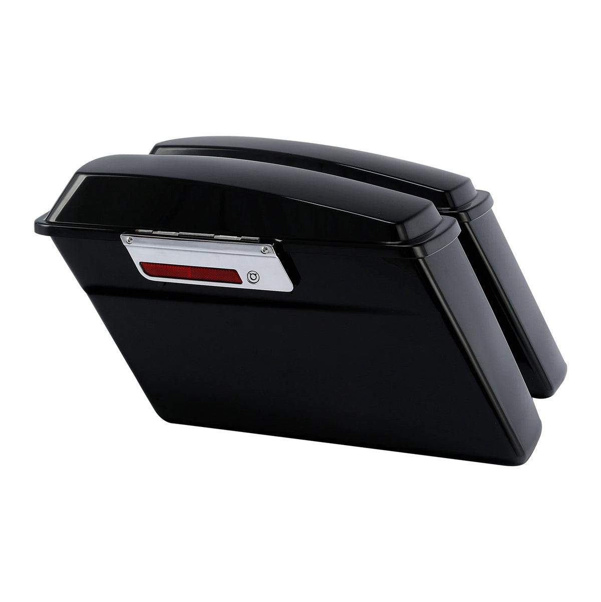 Black Hard Saddlebags & Conversion Bracket Fit For Harley Softail 1984-2017 2016