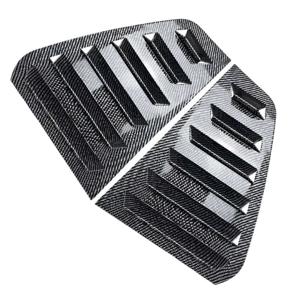 Rear Window Side Vent Shutter Louver Cover Trim Fit VW Golf MK7 MK7.5 2014-2019