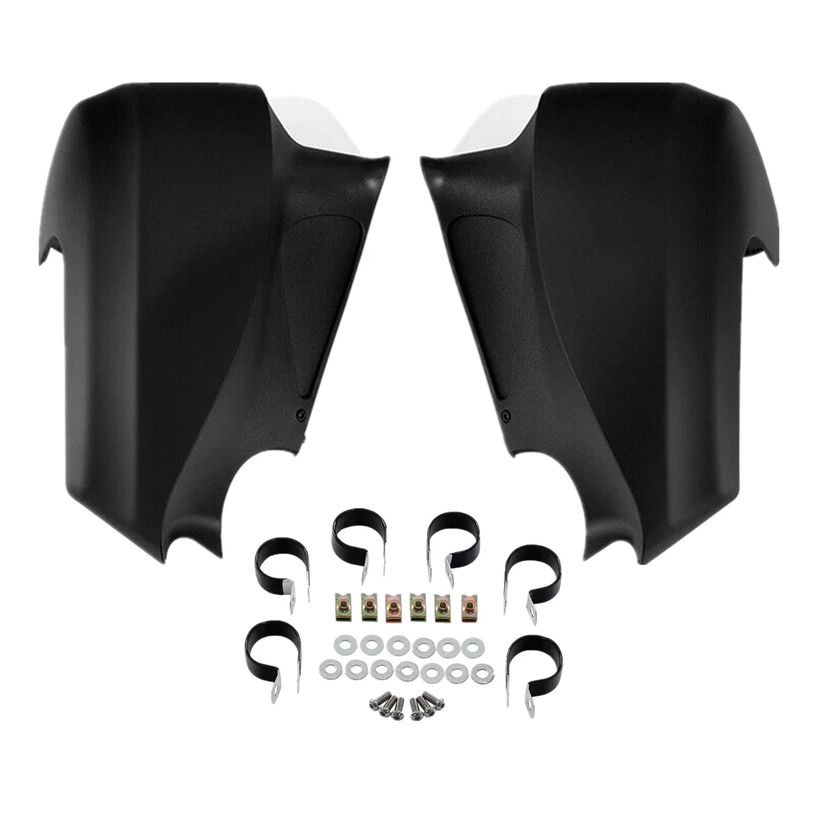 Matt Black Lower Vented Fairing Fit For Indian 2016-2018 Chieftain Dark Horse US