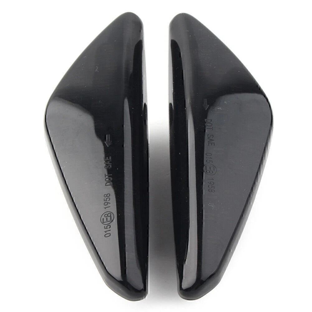 Dynamic LED Side Marker Turn Signal Light For BMW F25 E70 E71 X3 E72 X5 X6 Black