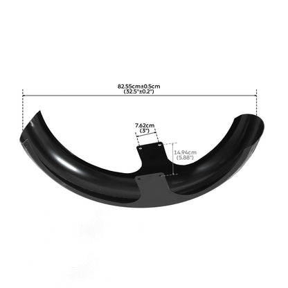 26" Wrap Front Fender Fit For Harley Touring Electra Road Glide Custom Bagger US