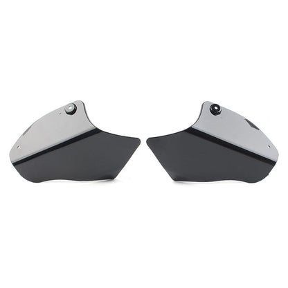 For Harley Softail Fatboy FLSTF 2000-2017 2ⅹ Saddle Shields Heat Deflector Black