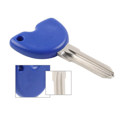Motor Uncut Blade Blank Key For Vespa Piaggio 3VTE Fly 125 200 250 300 GTV Blue