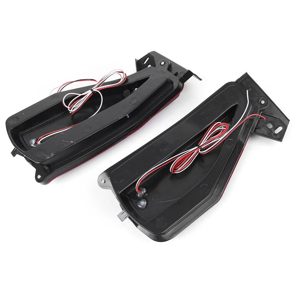 LED Rear Bumper Lamps Brake Tail Light Fog Lamp Fit Toyota Fortuner 2015-2017