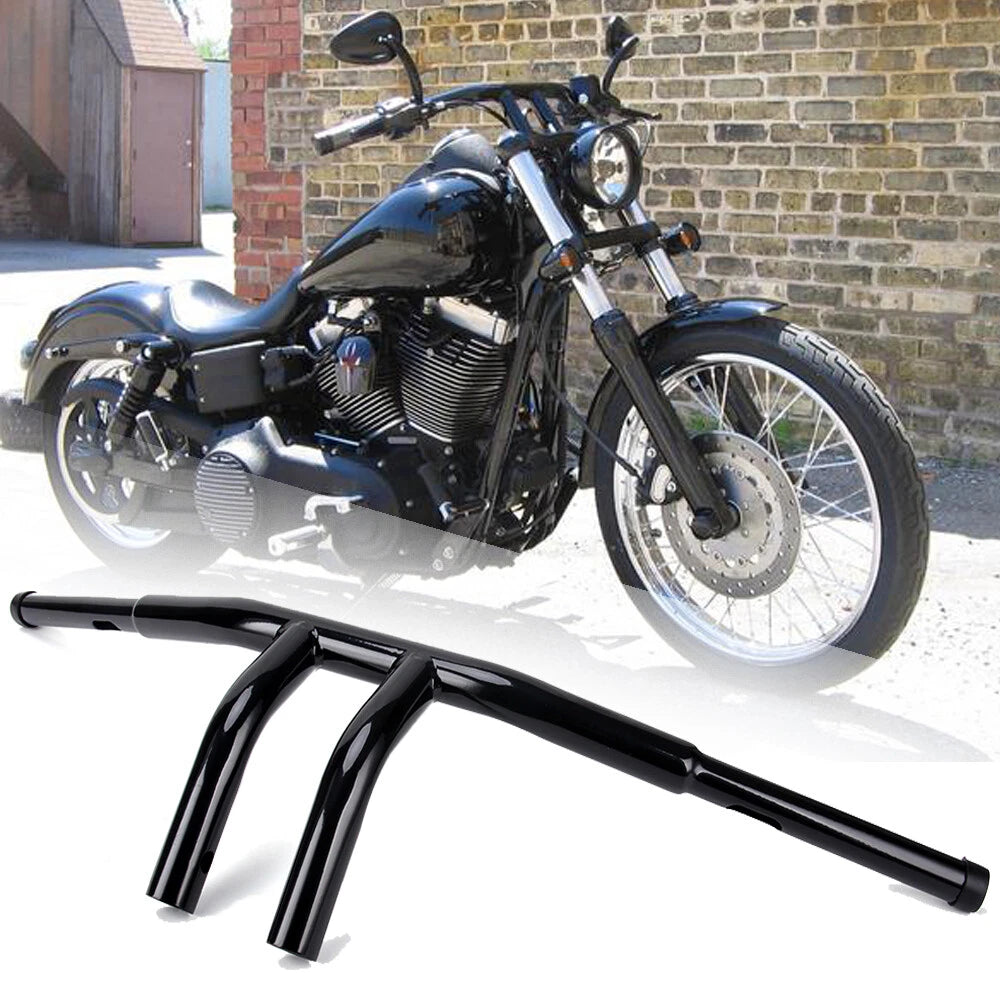 1-1/4" Fat Custom 8" Rise T-Bars Handlebars Drag Bar For Harley Dyna Motorcycle