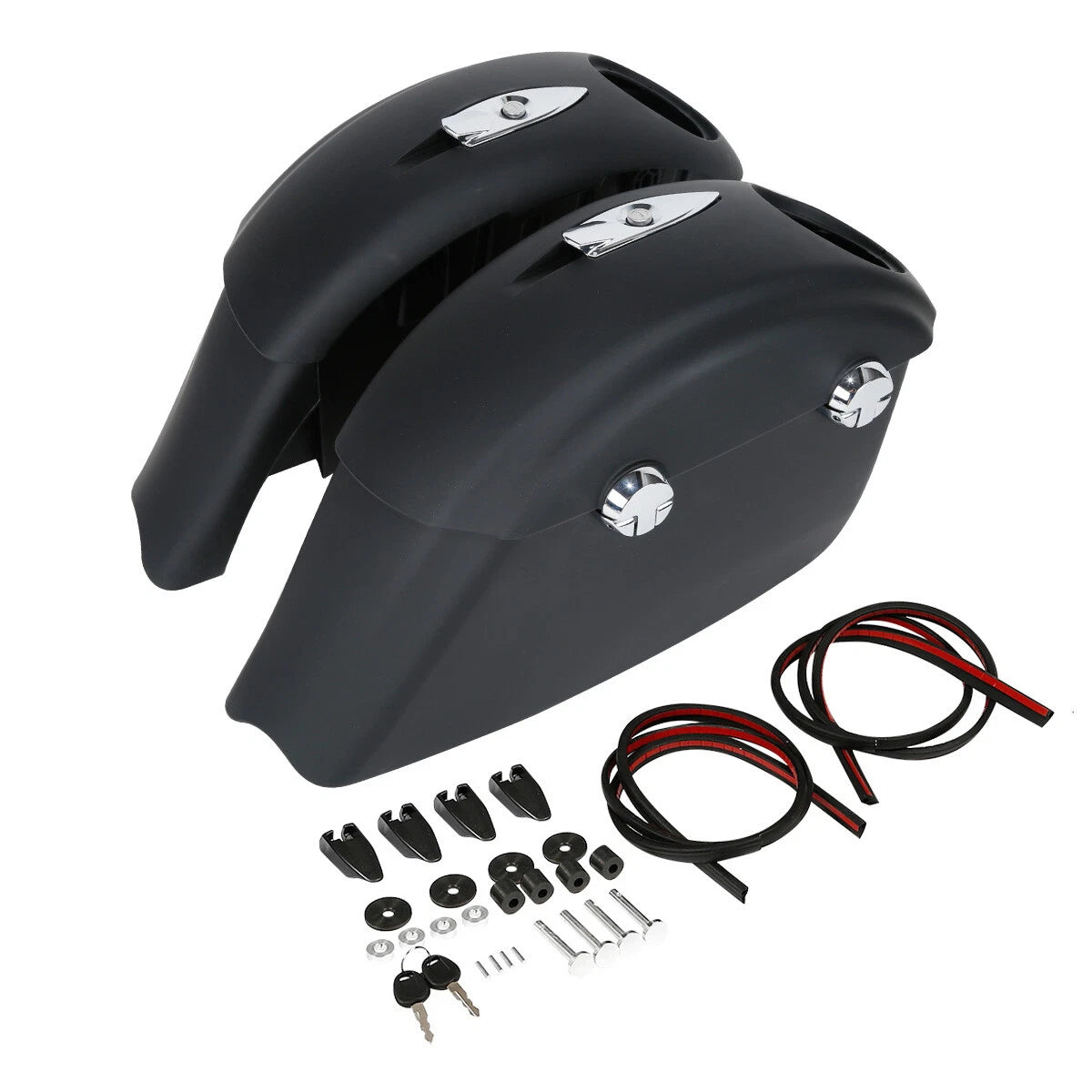 Saddlebags Electronic Latches Audio Lid Rail &Liner For Indian Springfield 16-25