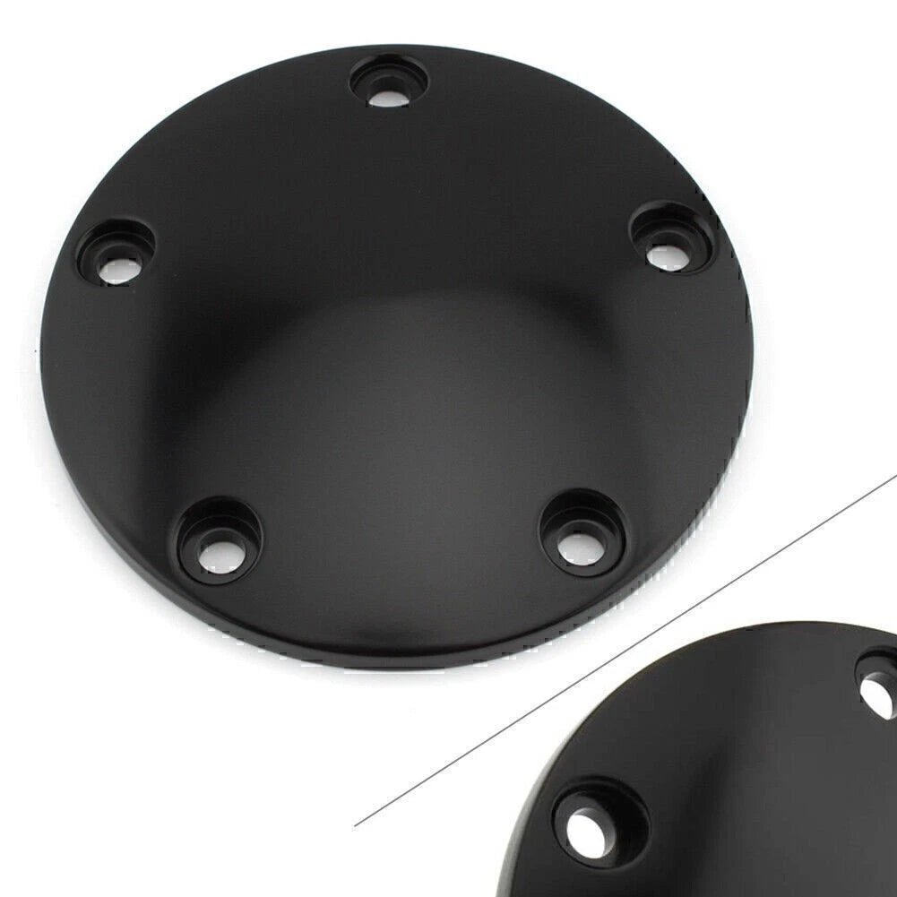 Black Domed Timing Points Cover for Harley Twin Cam Softail Dyna Touring 1999-17