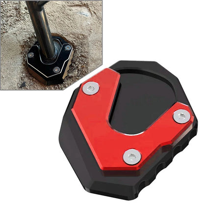 1pc Red Side Stand Enlarge Kickstand Pad For Honda XL750 TRANSALP 2023-2024
