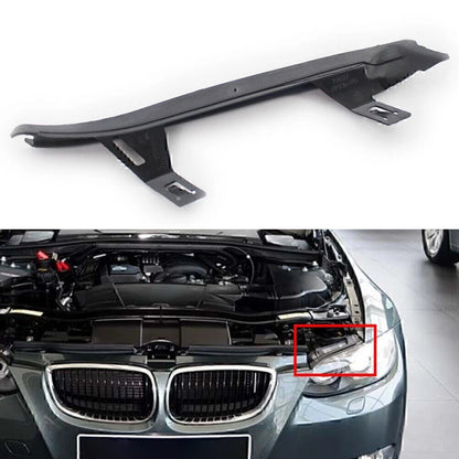1 Pcs Front Left ABS Black  Upper Headlight Gaskets For BMW 3 Series E92 E93