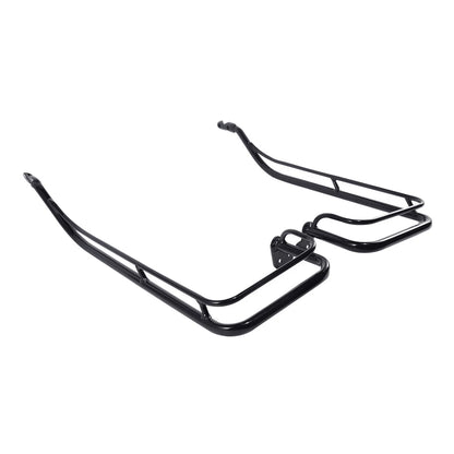 Black Hard Saddlebag Guard Rails Fit For Harley Touring Road Glide King 09-13 US