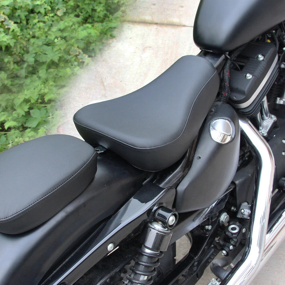 Front Driver Rider Solo Seat For Harley Sportster XL 1200 883 72 48 Custom 83-03
