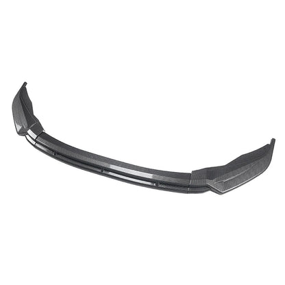 Carbon Look Front Bumper Lip Spoiler For VW Tiguan MK2 Pre-facelift 17-20