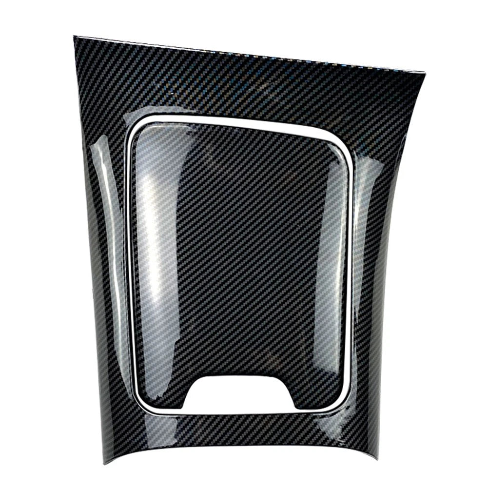 ABS Central Console Gear Shift Panel Trim For for Benz C-Class W206 Carbon Fiber