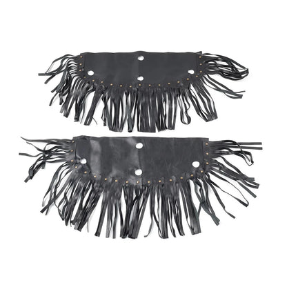 Motorcycle Front Rider Floorboard Fringe Covers For Honda For Yamaha For Harley