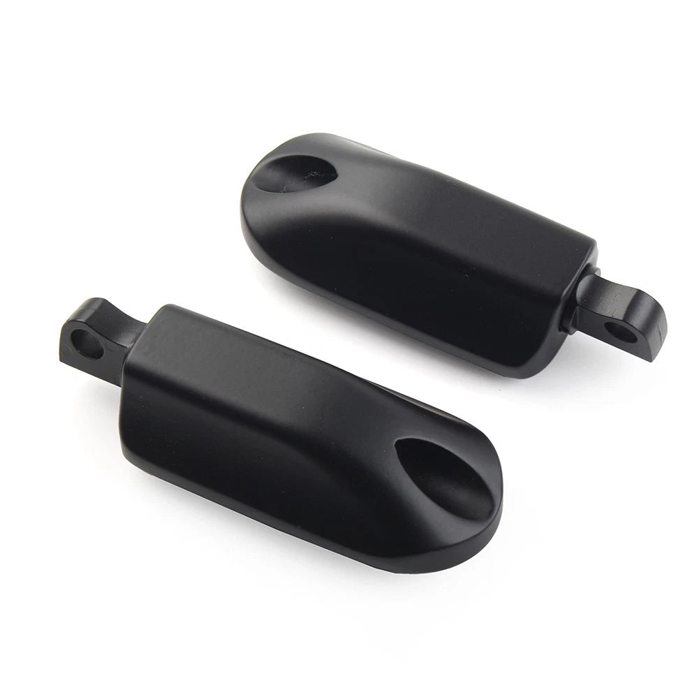 US 2pcs 32mm 1.25" Male Foot pegs Footrest Pedal For Harley Iron XL 883 Black