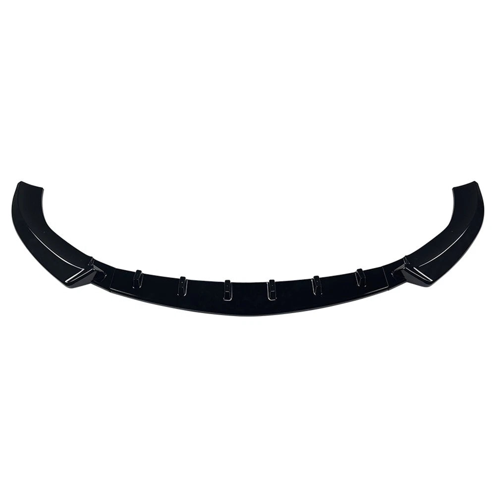 Glossy BLK Front Bumper Lip Splitter For Benz E-Class W213 E63 Sport Model 16-19