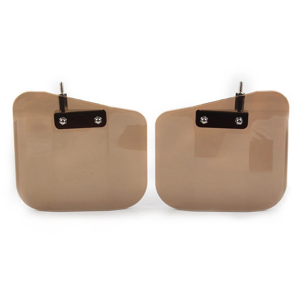 Air Wing Windshield Deflector Mirror Mount For Honda GL1800 F6B Motorcycle Tan