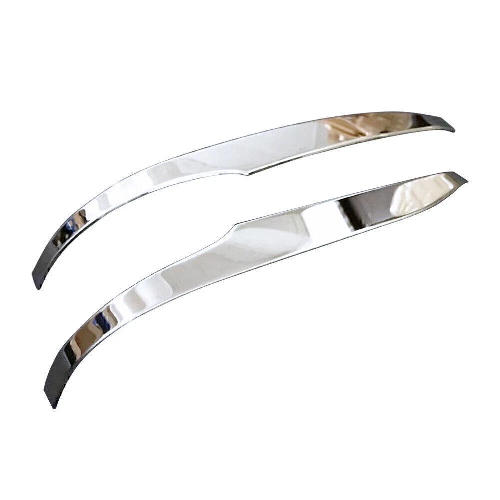 2x Chrome Stainless Steel Side Mirror Trim Below For Toyota Voxy R80 2018-2020