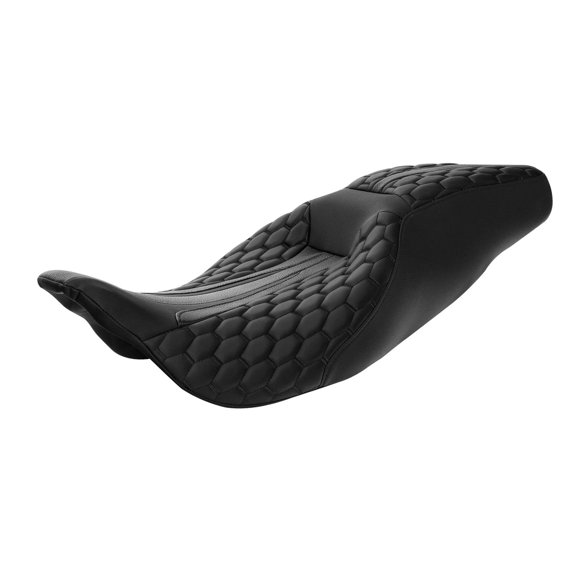 Driver Passenger Gel Seat For Harley Touring Electra Street Road Glide 09-23