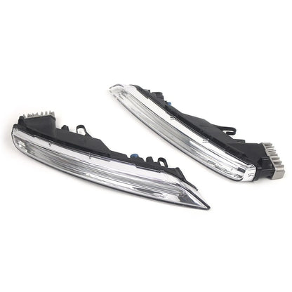 1 Pair Daytime Running Light Fog Light For Porsche Cayenne 958 2015-2018