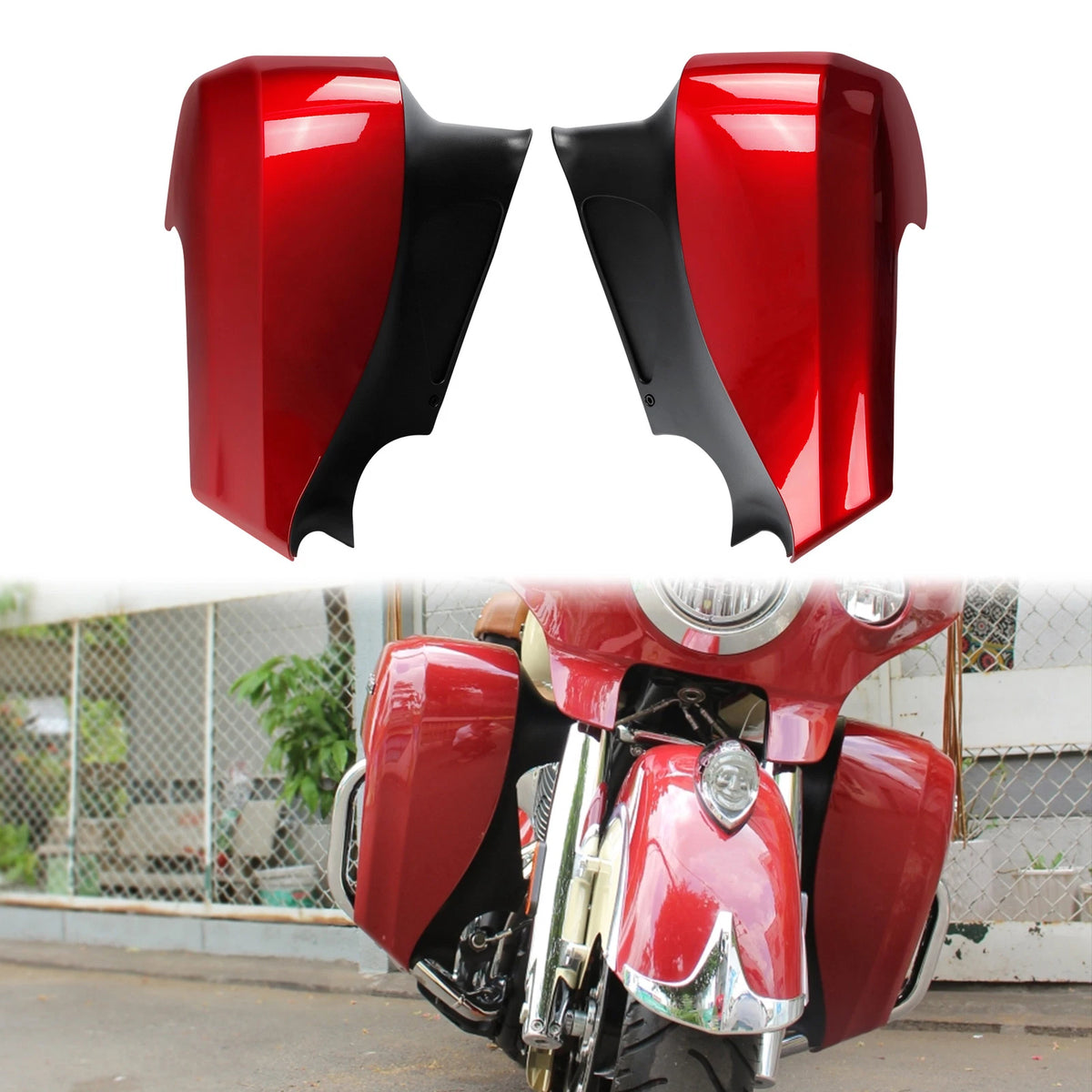 Lower Vented Fairings Assembly For Indian Chieftain 14-18 Limited Classic 17-18