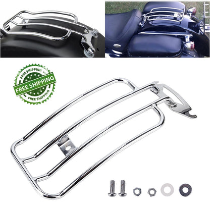Fender Solo Seat Luggage Rack For Harley Touring Electra Road Glide 1998-2008 US