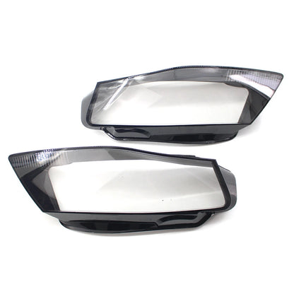 Headlight Lens Shell Cover Lampshade For Audi A4 B8 2009-2012 Transparent Pair