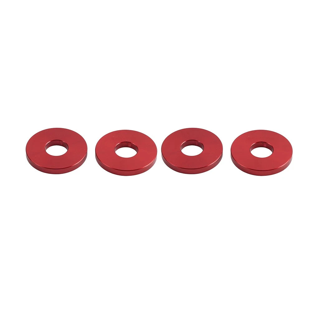 4X Engine Saddlebag Crash Bar Decorative Spacer For Harley Road Glide Red