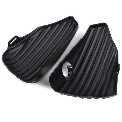 Left & Right Side Oil Tank Battery Cover Fit Harley Sportster XL883 XL1200 04-13