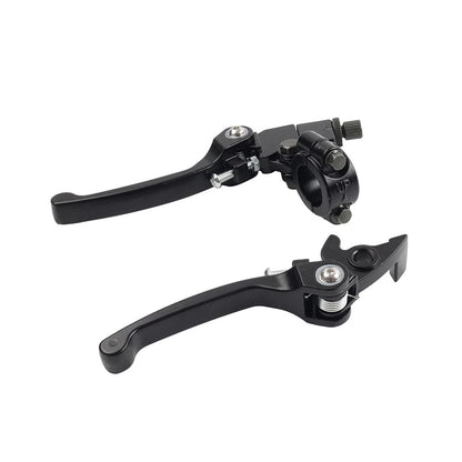 Brake Clutch Levers Black For Dirt Bike 50cc 125cc 22mm 7/8 Inch Handlebar
