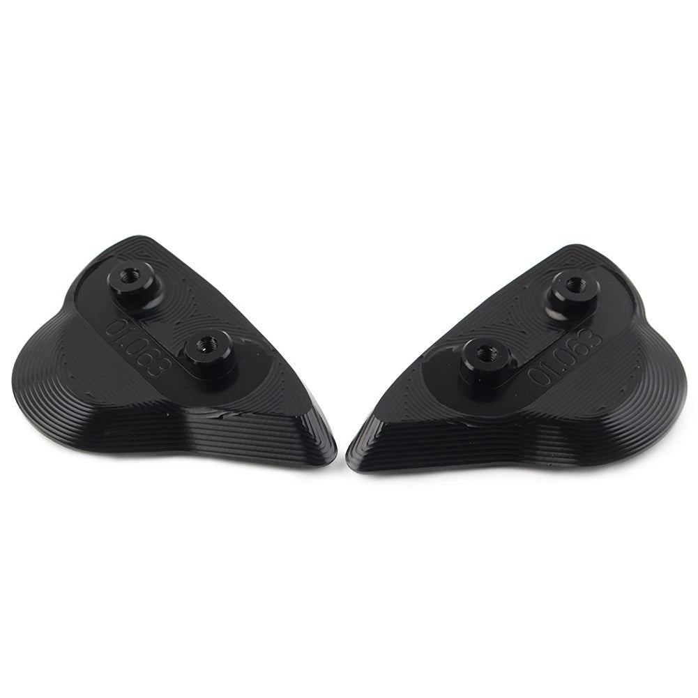 2x Rearview Mirror Block Off Base Plates Cover For Yamaha YZF-R6 17-22 R7 21-23