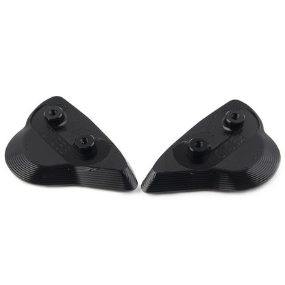 2x Rearview Mirror Block Off Base Plates Cover For Yamaha YZF-R6 17-22 R7 21-23