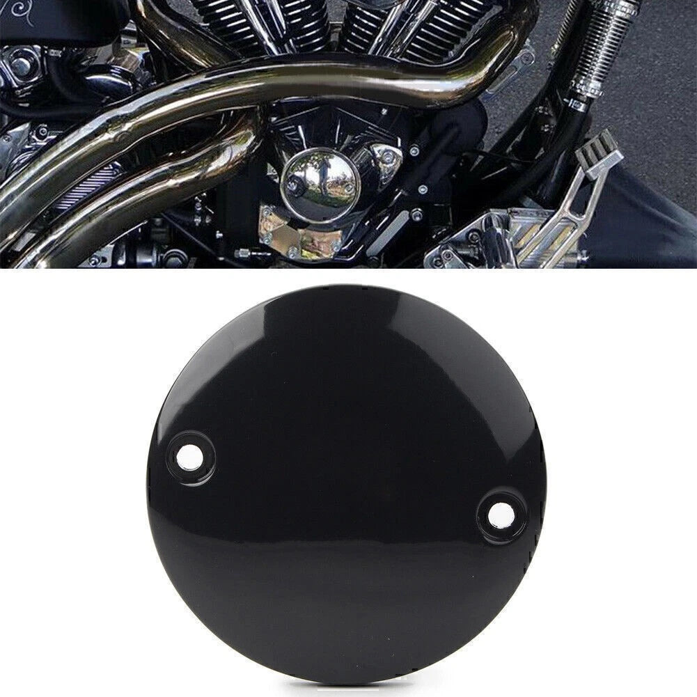 Flat Black Timer Ignition Point Cover for Harley Sportster XL 883 1200 1972-2017