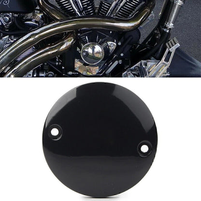 Flat Black Timer Ignition Point Cover for Harley Sportster XL 883 1200 1972-2017