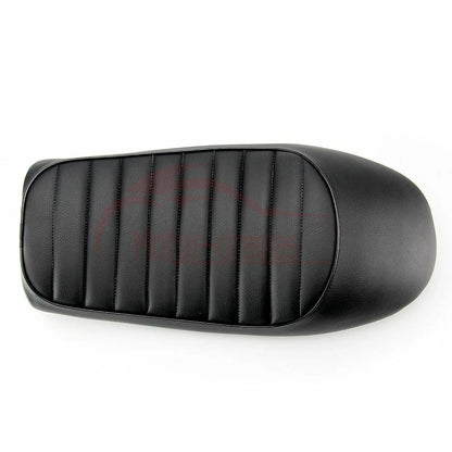 Black Hump Brat Seat Cafe Racer Vintage Cushion Saddle For Honda CB CL Yamaha SR