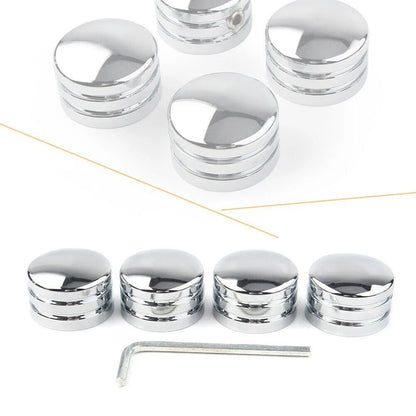 Head Bolt Covers Chrome Fit Harley Sportster XL883 Twin Cam Big Twin 1340 Evo ab