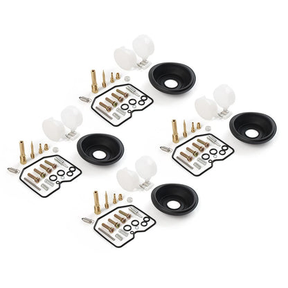 Carburetor Repair Kit Diaphragm Float For Kawasaki ZX600 A 1985-1987