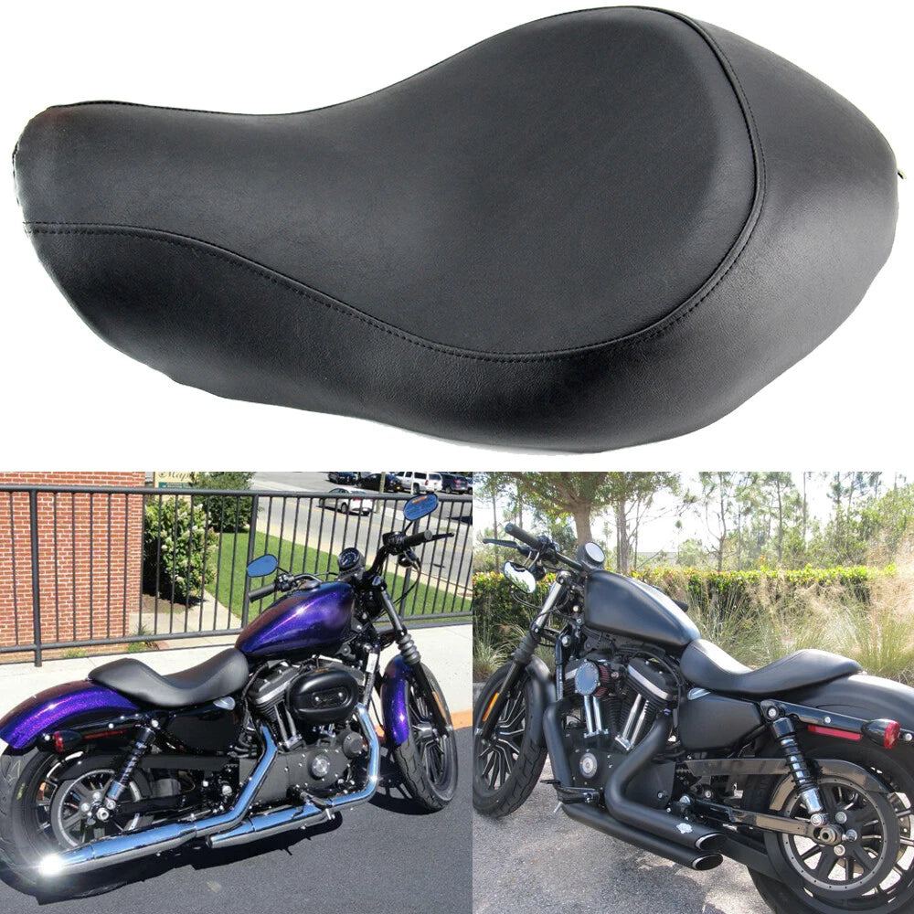 Driver Rider Solo Seat For Harley Sportster 1200 883 48 72 Iron Custom 2004-2015