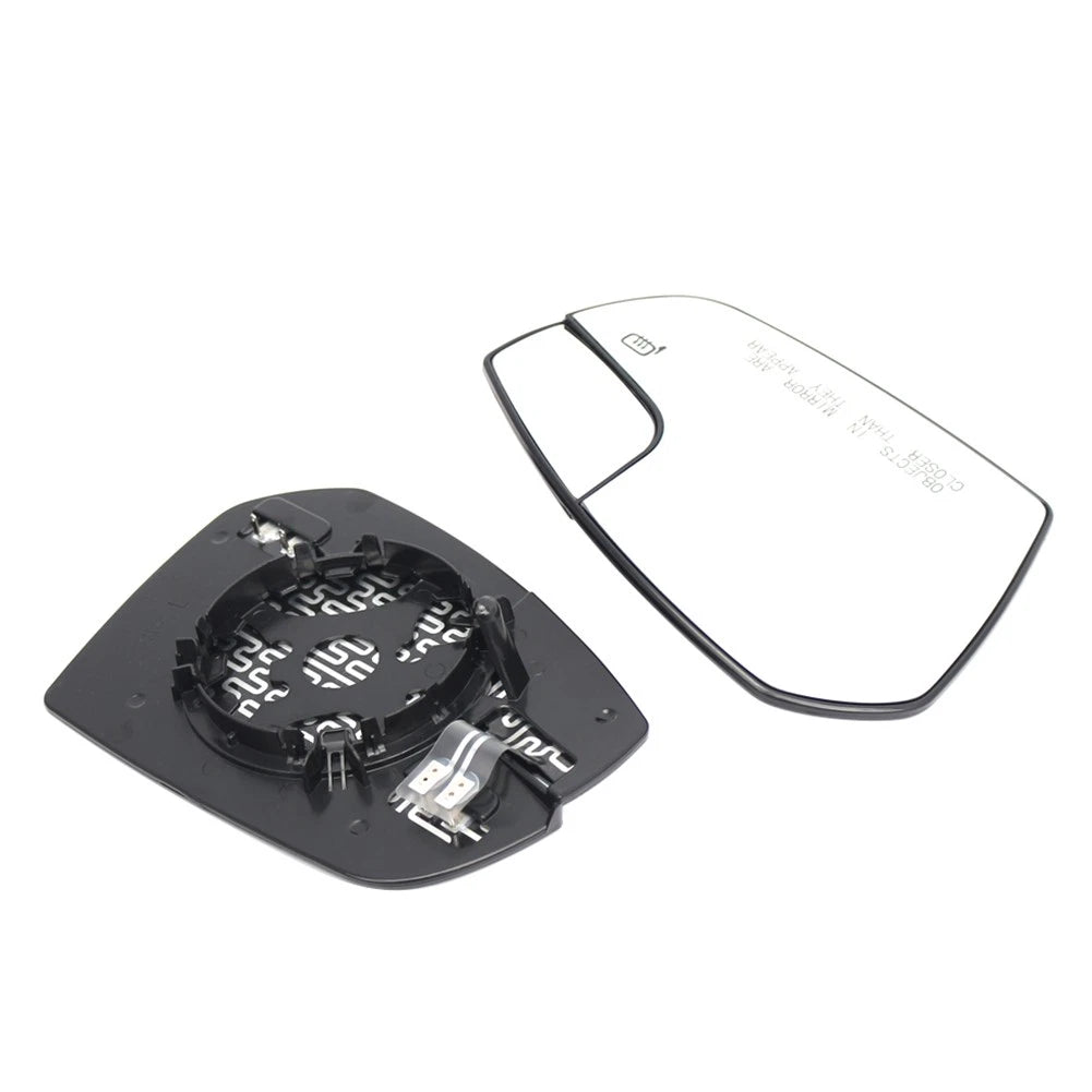 1 Pair Side Mirror Glass Heated Mirror Glass For Ford Escape 2017-2019