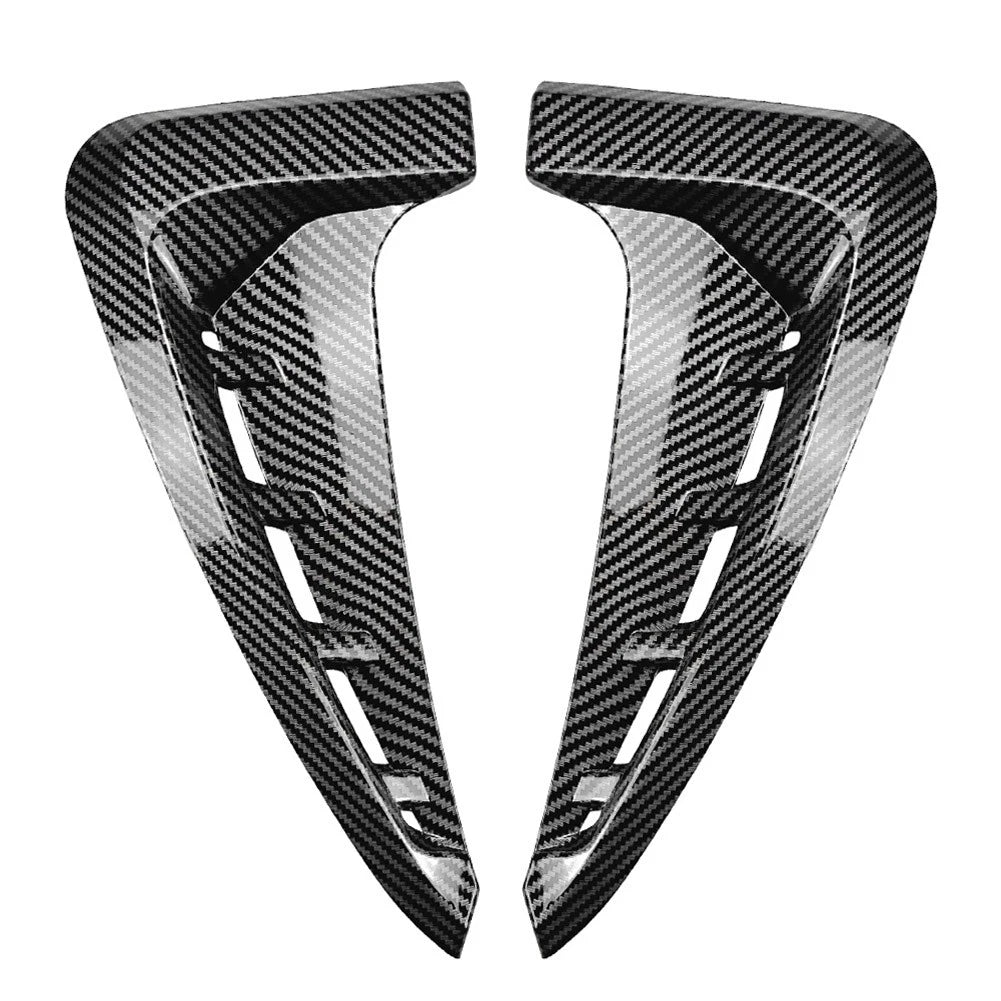 Carbon Fiber Look Front Side Fender Air Vent Trim For BMW X5 F15 M Sport 14-18