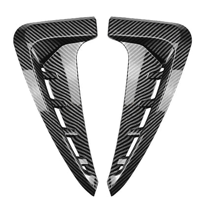 Carbon Fiber Look Front Side Fender Air Vent Trim For BMW X5 F15 M Sport 14-18