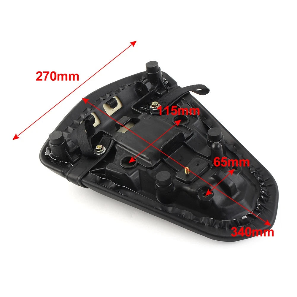 Rear Pillion Passenger Seat Cushion For Yamaha YZF R3 YZFR3 2015-2023 2016 2018