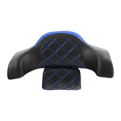 Black Blue Rear Trunk Passenger Backrest For Indian Chieftain Dark Horse 2016-26