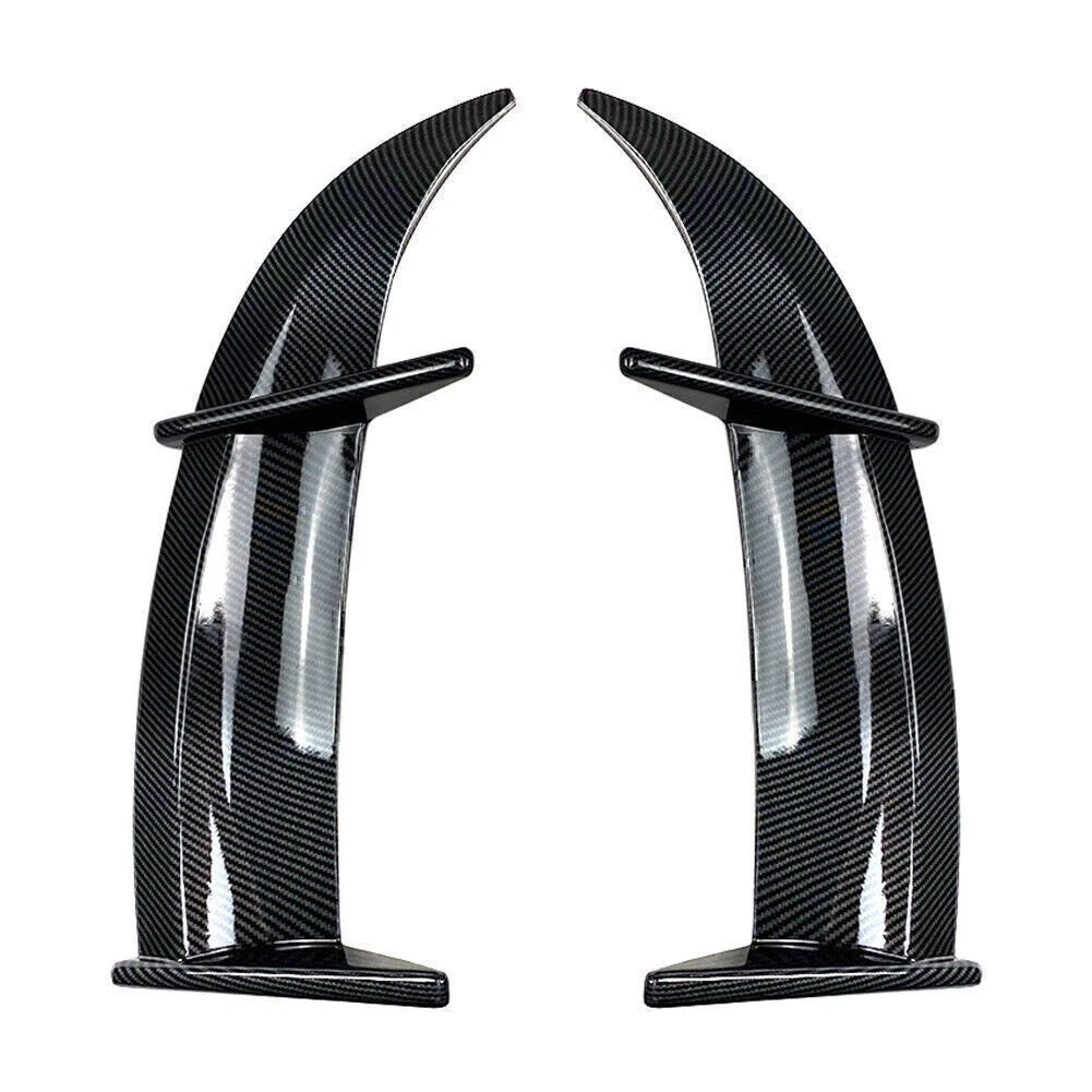 2x ABS Car Rear Roof Spoiler Window Wing For Volkswagen Golf MK6 R 2008-2012
