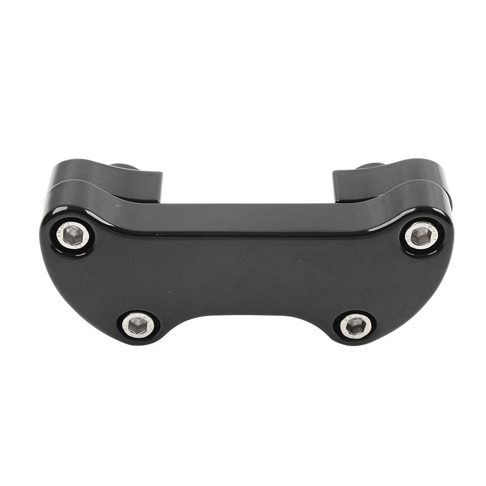 2" Handlebar Riser & Top Clamp For Harley Dyna Softail Sportster Street bob