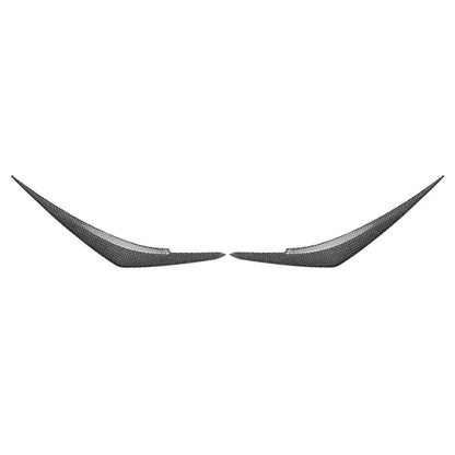 Headlight Eyebrow Eyelid Trim Carbon Fiber Black For Subaru WRX STI VB 2022-2025