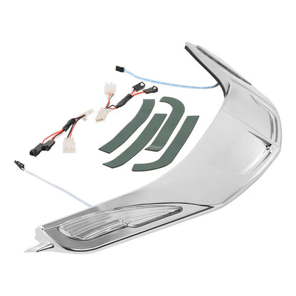 Chrome Windshield Trim & Light Fit For Honda Goldwing GL1800 01-17 F6B 13-17 US