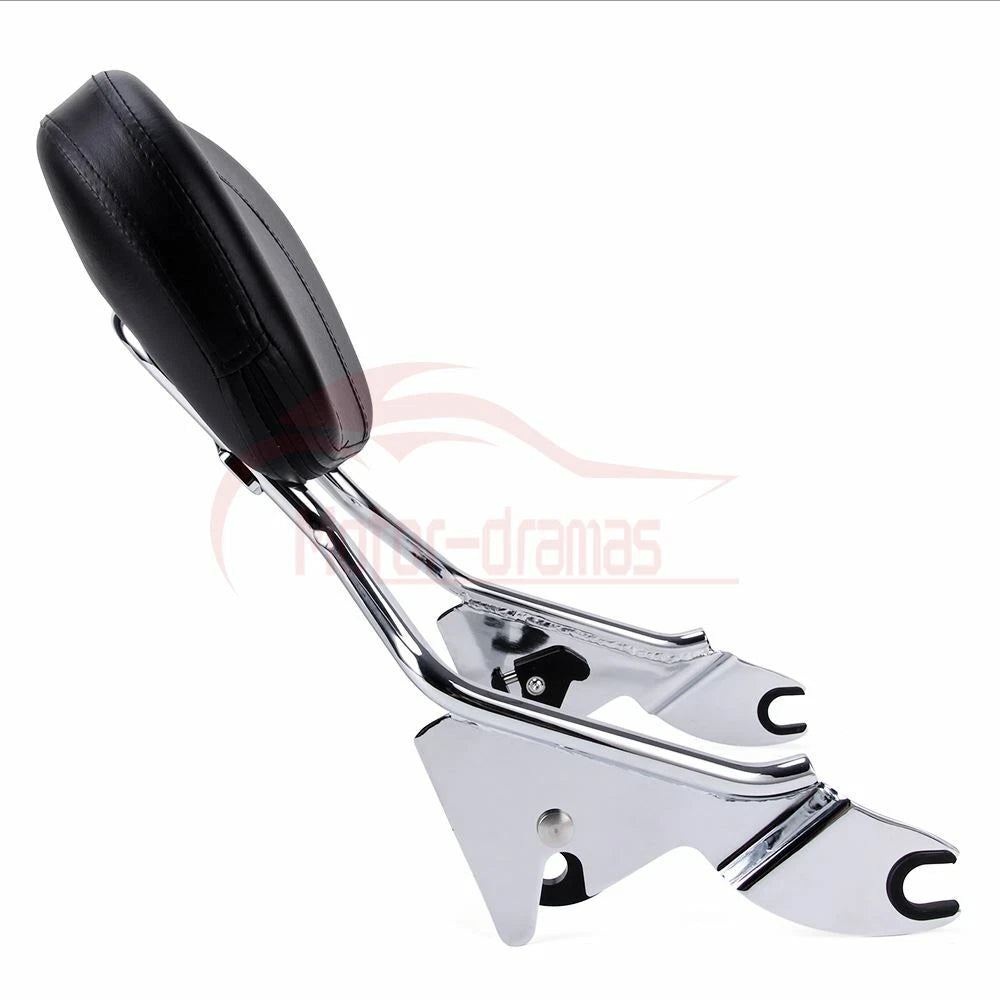 Detachable Backrest Sissy Bar & Pad For Harley 09-2023 Electra Street Road Glide
