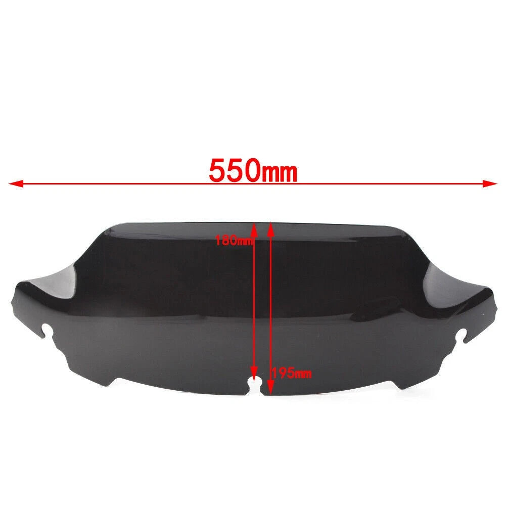 7" Wave Windshield Windscreen For Harley Touring Electra Street Glide 2014-2021